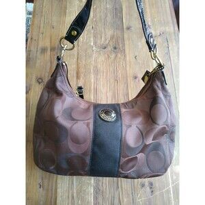 Coach Designer Logo Shoulder Slouch Hobo Bag  H1294-F20042 Soho Retro 90s Hipstr